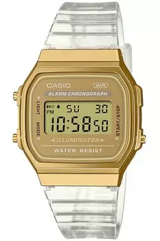 [Casio] Часы Casio Standard [] A168XESG-9AJF унисекс для взрослых, скелетон x золото