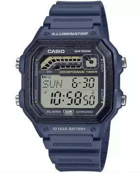 [Casio] Часы Casio WS1600H-2AV мужские синие
