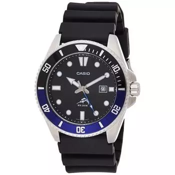 [caSio] Часы для дайвинга Mdv106b 1a1 черные синие мужские S overSeaS модель