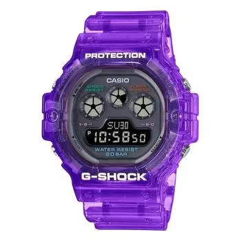 [Casio] Часы G Shock [] JOYTOPIA Series DW 5900JT 6JF для мальчиков ФИОЛЕТОВЫЙ