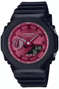 [Casio] Часы G-Shock [] Модель среднего размера Black&Red GMA-S2100RB-1AJF Женские черные