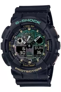 [Casio] Часы G-Shock СЕРИЯ ЦВЕТОВ TEAL И BROWN GA-100RC-1AJF Мужские Черные