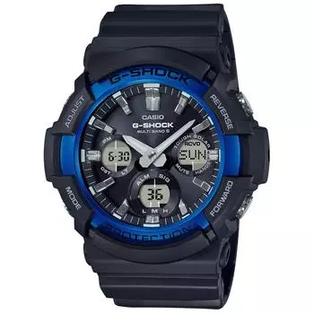 Casio Часы G-Shock Solar для мужчин, радиоуправляемые, GAW-100B-1A2JF, черные, оригинальные из Японии