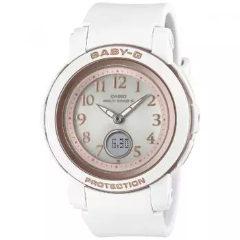 CASIO [Часы с радиоуправлением на солнечных батареях] BABY G Baby G BGA 2900 Series Белый BGA 2900AF 7AJF
