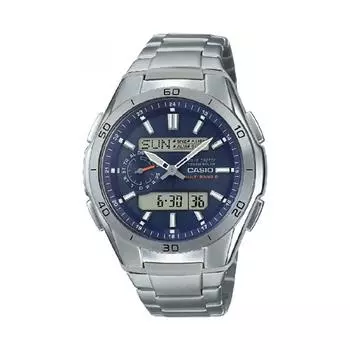 CASIO [Часы с солнечным радиоуправлением] Wave Ceptor Wave Scepter Blue WVA M650TD 2A2JF