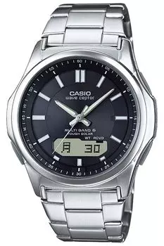 [Casio] Часы Wave Ceptor [Оригинальный отечественный продукт] Радиоприемник на солнечной батарее WVA-M630D-1AJF Мужские серебристые