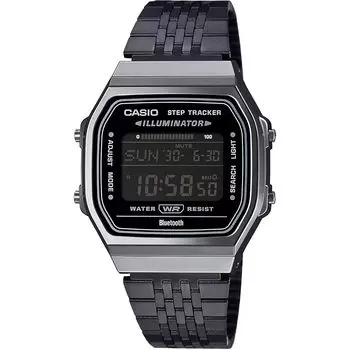 [Casio] Цифровые часы CASIO с функцией мобильной связи, оснащенные Bluetooth, ABL-100WEGG-1B, шагомер унисекс, черный перевернутый ЖК-дисплей, зарубежная модель [продукт]