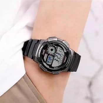CASIO Casio цифровые часы военные солдат уретановый ремешок наручные часы