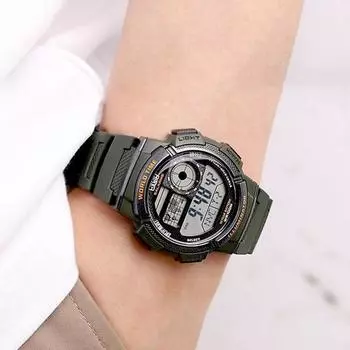 CASIO Casio цифровые часы военные солдат уретановый ремешок наручные часы