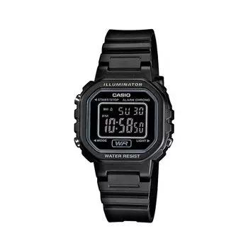 CASIO цифровые часы Chipkashi дешевые Casio девушки дети полностью черный перевернутый ЖК-дисплей зарубежная модель [Casio] LA-20WH-1B женские [Товар]