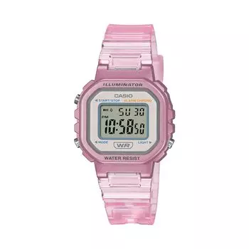 CASIO цифровые часы Chipkashi дешевые Casio женские для девочек и детей прозрачные розовые зарубежные модели LA-20WHS-4A [Товар]