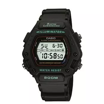 CASIO Цифровые спортивные часы DW290-1 Black Будильник, Дата, Таймер обратного отсчета НОВИНКА