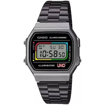 Casio CLASIC [Casio] Часы Casio CLASIC [] UNO COORATION MODEL A168WEUC 1AJR GUNO METALLIC