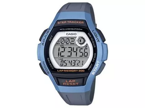 Casio Collection LWS-2000H-2AJH Women s Gray Resin Band, Case Day / Date NEW