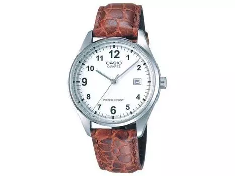 Casio Коллекция MTP-1175E-7BJH Мужские часы Коричневый кожаный ремешок Индикатор даты