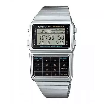 [Casio] БАНК ДАННЫХ Цифровые наручные часы DBC 611 1 Мужские Серебряный x Черный Модель Overseas