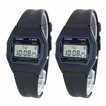 Casio Дешевые часы Casio Парные часы и F-84W-1F-84W-1 Женские Мужские [Б/У]
