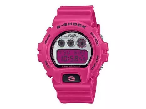 CASIO DW-6900RCS-4JF G-SHOCK CRAZY COLORS 2024 цифровые часы розовая смола НОВЫЕ