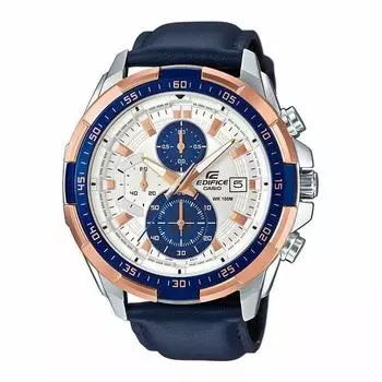 [Casio] EDIFICE 100m Waterproof Chronograph Genuine Belt EFR-539L-7C Men s Watch