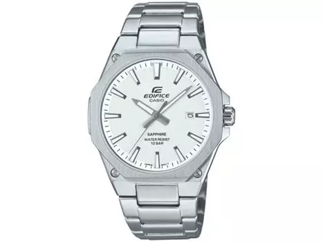 Casio EDIFICE EFR-S108DJ-7AJF кварцевые часы с сапфировым стеклом и белым циферблатом 39,9 мм