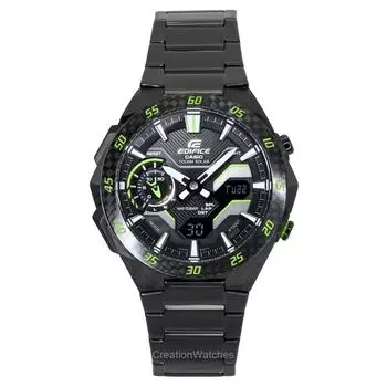 Casio Edifice Windflow Analog Digital Smartphone Link Black Dial Tough Solar ECB-2200RC-1A3 100M Men s Watch чёрный