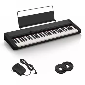 CASIO Electronic Keyboard Casiotone BK favorite keyboard with tones that you can easily carry CT-S1 (Black) Harami-chan s 61-key high-quality