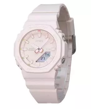 Casio G-Shock Аналоговые цифровые часы ITZY Collaboration Светло-розовый циферблат Кварцевые GMA-P2100IT-4A Женские часы 200M