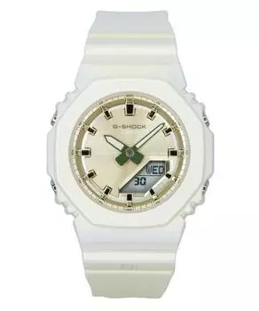 Casio G-Shock аналоговые цифровые часы из био-смолы с бежевым циферблатом кварцевые женские часы GMA-P2100ST-7A 200M бежевый