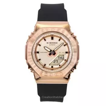Casio G-Shock аналоговые цифровые часы из био-смолы с золотым циферблатом и кварцевым механизмом GM-S2110PG-1A4 200M женские часы золотой