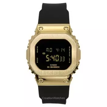 Casio G-Shock Цифровые Часы с ремешком из биополимерной смолы Кварцевые GM-S5600UGB-1 200М Мужские часы чёрный