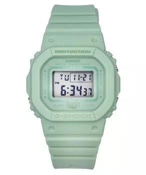 Casio G-Shock Digital Зеленый полимерный ремешок Кварцевые женские часы с зеленым циферблатом GMD-S5600BA-3 200M