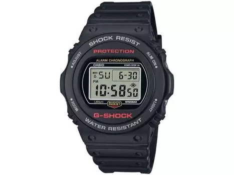 Casio G-SHOCK DW-5750UE-1JF хронограф мужские часы черный смоляной ремешок день/дата НОВЫЕ