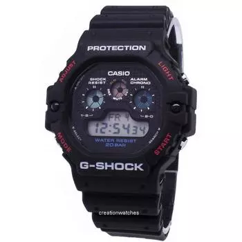 Casio G-Shock DW-5900-1 DW5900-1 Quartz Digital 200M Мужские часы чёрный
