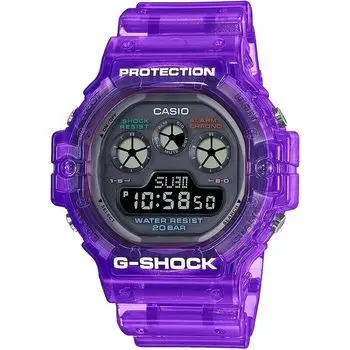 CASIO G-SHOCK DW-5900JT-6JF JOYTOPIA Series ЯПОНИЯ Y2K Фиолетовый прозрачный 46 мм ZA-719