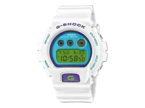 CASIO G-SHOCK DW-6900RCS-7JF CRAZY COLORS 2024 Digital Watch White x Blue 50mm