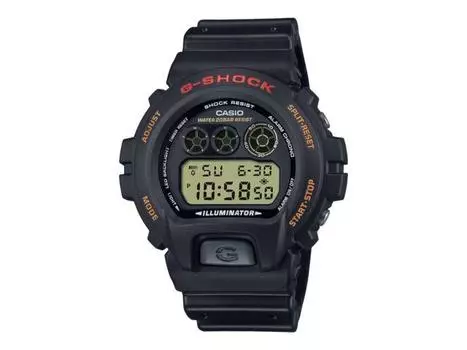 Casio G-SHOCK DW-6900UB-9JF ILLUMINATOR цифровые часы черный/оранжевый 50 мм НОВЫЙ