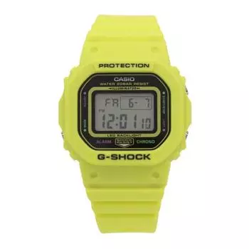 Casio G-Shock Energy Pack Series цифровые желтые с ремешком из био-смолы кварцевые GMD-S5600EP-9 200M женские часы чёрный