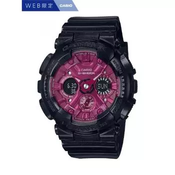 Casio G Shock G Shock Черный Красный Цвет Тема Модель Gma S120rb 1ajf