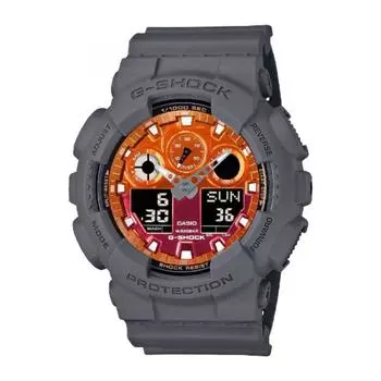 Casio G Shock G Shock Flame Inside Series Серый Ga 100fl 8ajf
