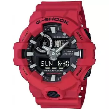 [Casio] Часы G-SHOCK GA-700-4AJF Красные