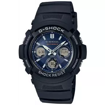 Casio G SHOCK G SHOCK Мужские часы AWG M100SB 2A NAVY