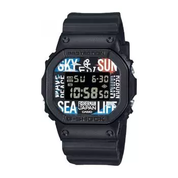 CASIO G SHOCK G SHOCK Reborn Art Festival x Fisherman Japan Collaboration Модель Black DW 5600RF24 1JR