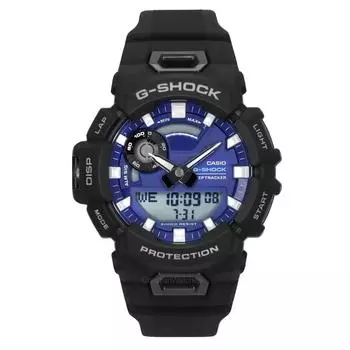 Casio G-Shock G-Squad Аналоговый цифровой смартфон Link Ремешок из био-основанной смолы Синий циферблат Кварцевые мужские часы GBA-900CB-1A 200M синий