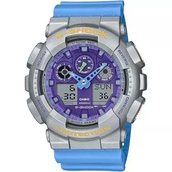 CASIO G-Shock GA-100EU-8A2JF Euphoria Chronograph Analog Digital Men Watch JAPAN