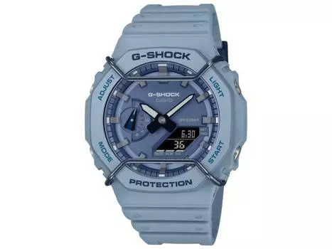Casio G-SHOCK GA-2100PT-2AJF Мужские часы Tone on tone Series Blue Resin НОВЫЕ