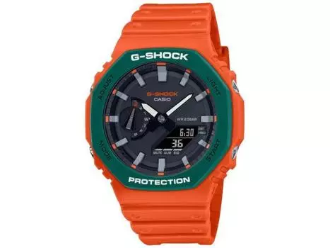 Casio G-SHOCK GA-2110SC-4AJF Оранжевый Цвет Web Ограниченная Серия Мужские Часы НОВЫЕ