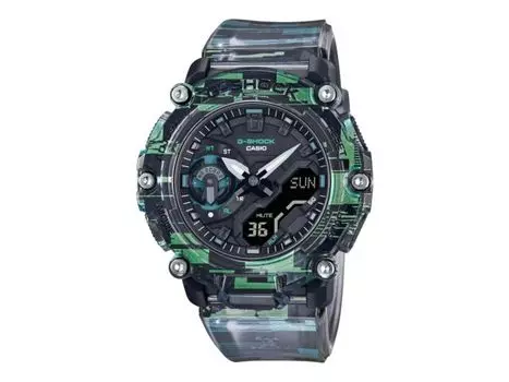 CASIO G-SHOCK GA-2200NN-1AJF Мужские часы Мировое время Многоцветные Аналоговые Цифровые