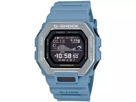 Casio G-SHOCK GBX-100-2AJF G-LIDE Bluetooth Tide Graph Moon Data Watch Blue 46 мм