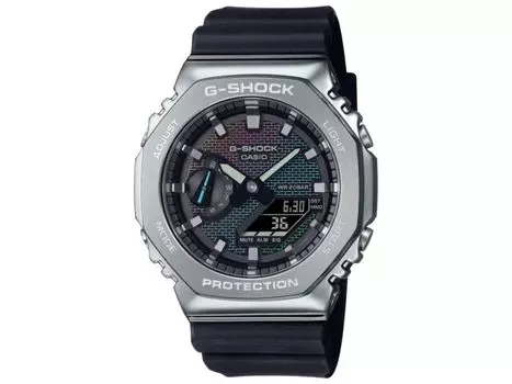 Casio G-SHOCK GM-2100RW-1AJF Rainbow Brick Wall Series Аналоговые цифровые мужские часы