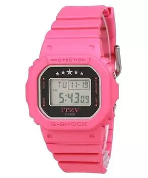 Casio G-Shock ITZY Collaboration цифровые кварцевые часы с ремешком из био-смолы GMD-S5610IT-4A 200M женские часы чёрный